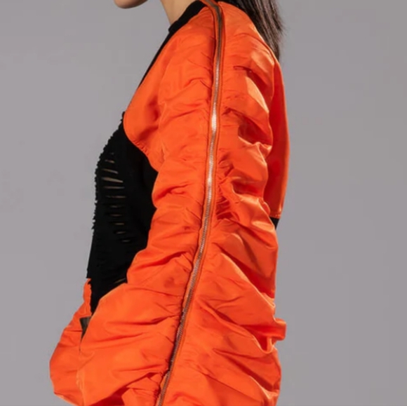 AKIRA SCOTLAND YARD CROP BOLERO BOMBER **NWT** - Picture 3 of 7